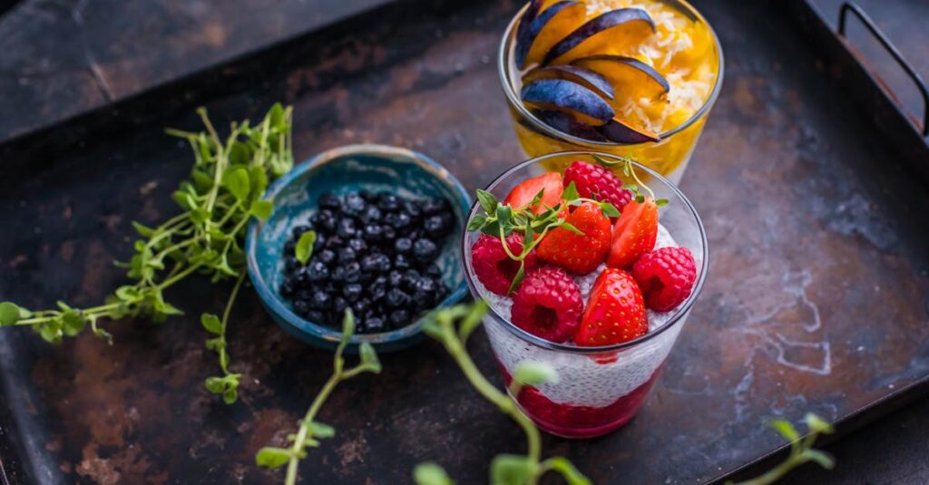 Effortless Morning Joy: No-Bake Berry Chia Pudding Parfait Delivers!