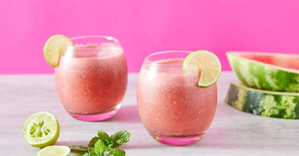 Save money on hot days with this Watermelon Mint Cooler Pitcher