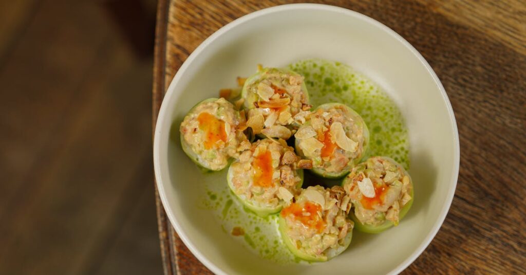 Stress-Free Cucumber Bites with Herb Cream Cheese Save Party Prep