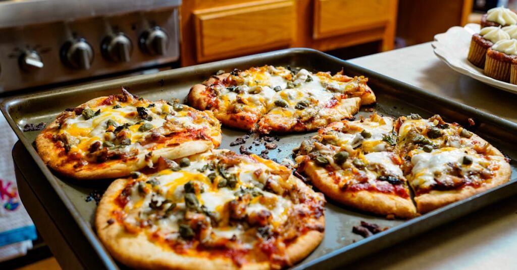 Stress-free fifteen-minute BBQ chicken flatbread dinner