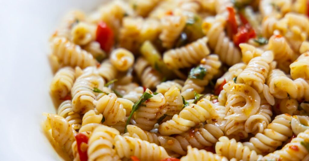 Stress-free picnics with this cold pasta salad with Italian dressing