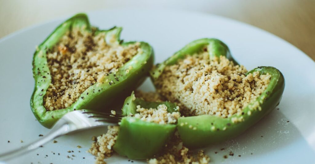 Tired of Soggy Dinners? Try Quinoa Stuffed Mini Bell Peppers