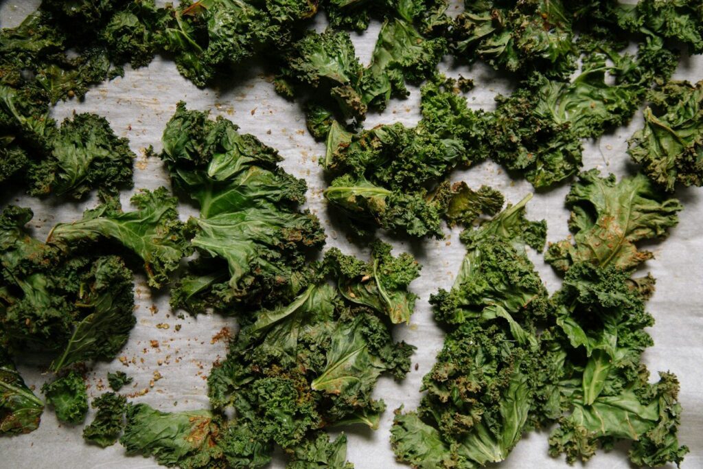 Avoid soggy leaves using this perfect crispy kale chips technique