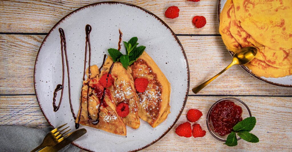 Never ruin breakfast again with easy raspberry lemon crepes Never ruin breakfast again with easy raspberry lemon crepes