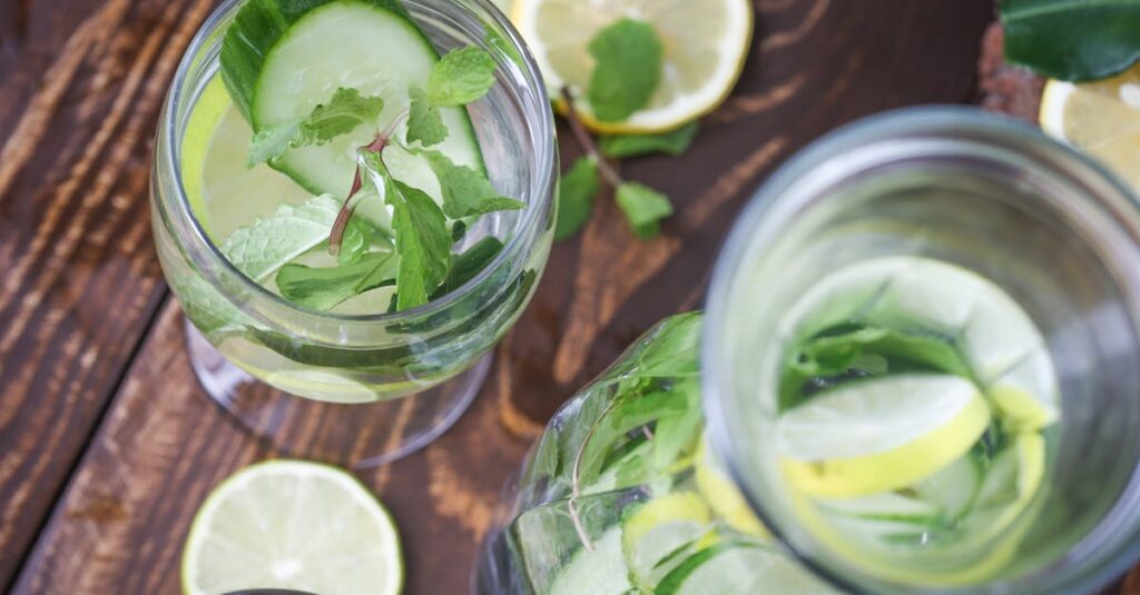Serve the Perfect Cucumber Mint Water Pitcher for Easy Hosting